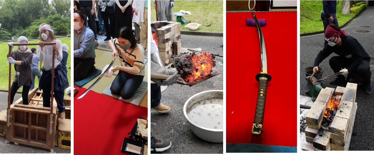 Tatara Iron Making and Blacksmithing Practices Conducted at Suzukakedai Campus – “Traditional Technology and Intercultural Co-learning”